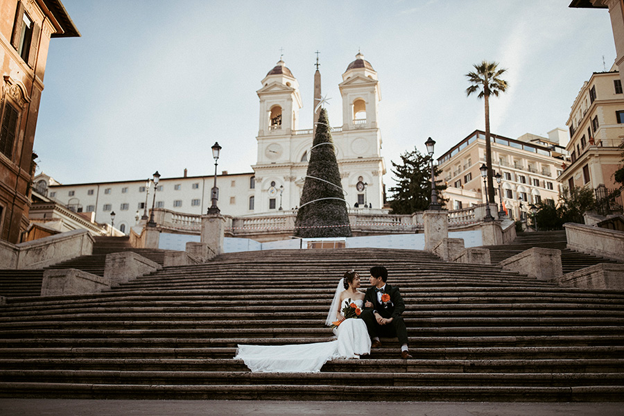 ヨーロッパ結婚式・挙式・ウェディング「イタリア・ローマウェデングフォト」フォト