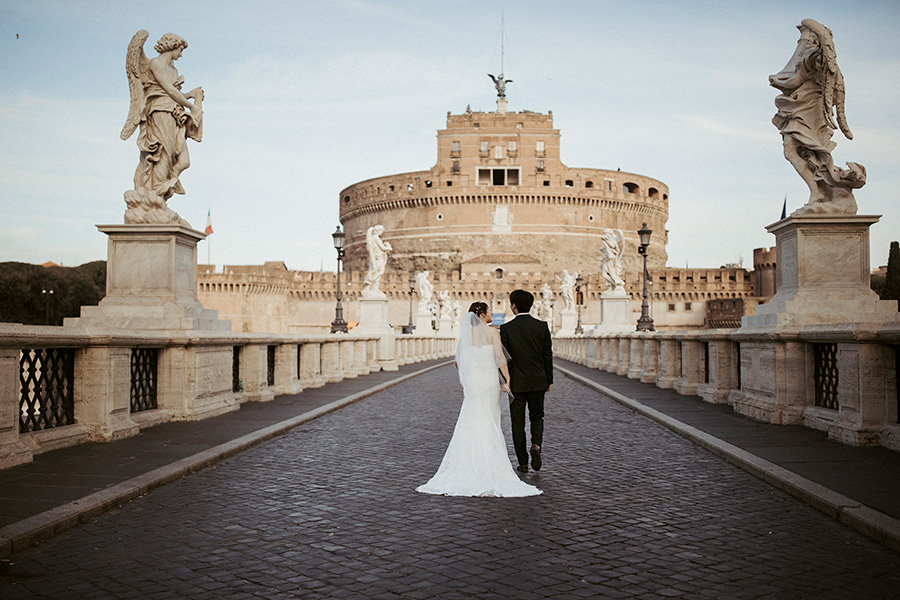 ヨーロッパ結婚式・挙式・ウェディング「イタリア・ローマウェデングフォト」フォト