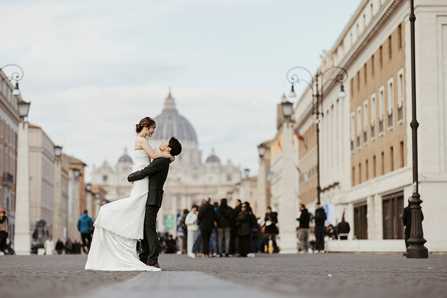 ヨーロッパ結婚式・挙式・ウェディング「イタリア・ローマウェデングフォト」フォト