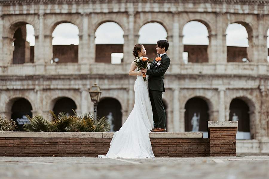 ヨーロッパ結婚式・挙式・ウェディング「イタリア・ローマウェデングフォト」フォト