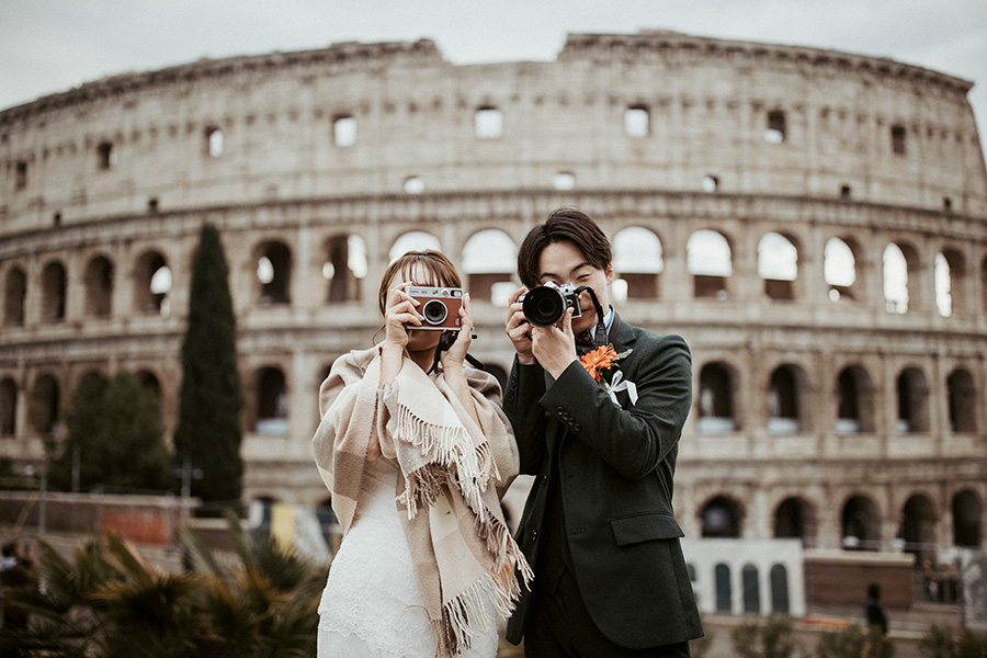 ヨーロッパ結婚式・挙式・ウェディング「イタリア・ローマウェデングフォト」フォト