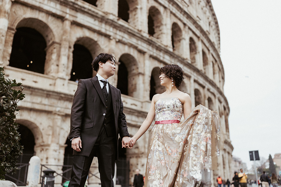 ヨーロッパ結婚式・挙式・ウェディング「イタリア・ローマウェデングフォト」フォト