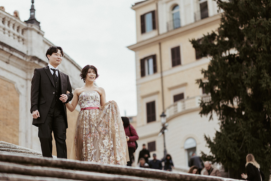 ヨーロッパ結婚式・挙式・ウェディング「イタリア・ローマウェデングフォト」フォト