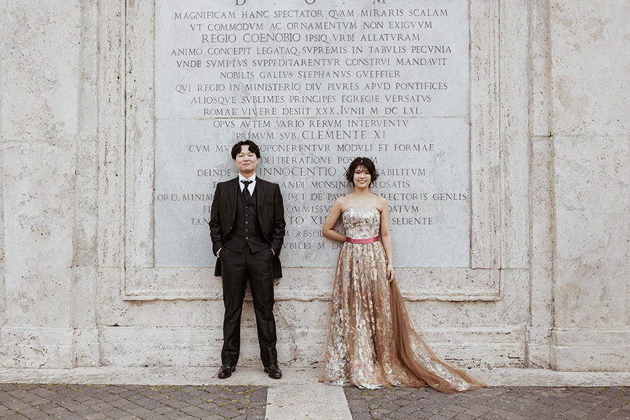 ヨーロッパ結婚式・挙式・ウェディング「イタリア・ローマウェデングフォト」フォト
