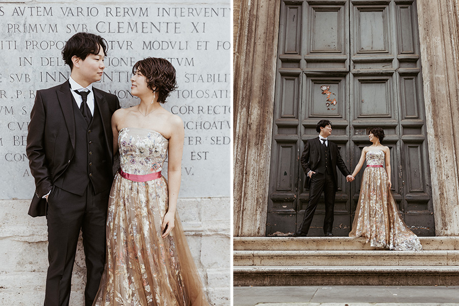 ヨーロッパ結婚式・挙式・ウェディング「イタリア・ローマウェデングフォト」フォト