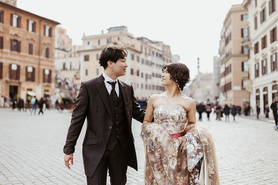 ヨーロッパ結婚式・挙式・ウェディング「イタリア・ローマウェデングフォト」フォト