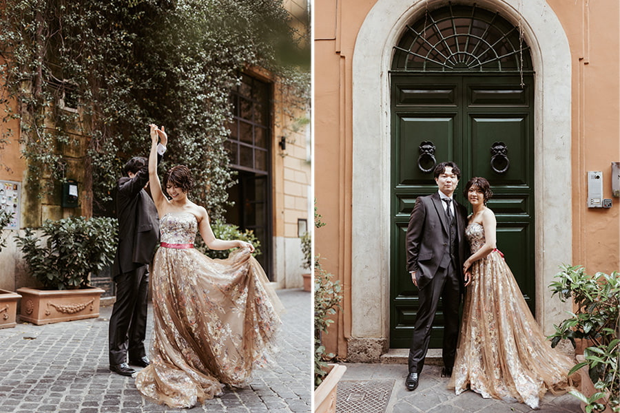 ヨーロッパ結婚式・挙式・ウェディング「イタリア・ローマウェデングフォト」フォト