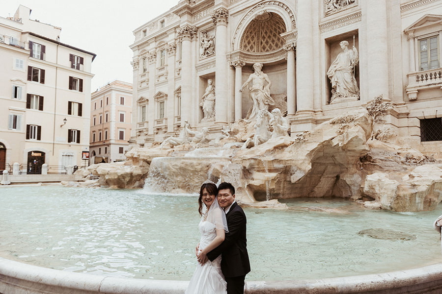 ヨーロッパ結婚式・挙式・ウェディング「イタリア・ローマウェデングフォト」フォト