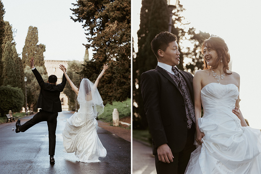 ヨーロッパ結婚式・挙式・ウェディング「イタリア・ローマウェデングフォト」フォト