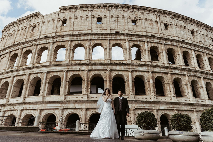 ヨーロッパ結婚式・挙式・ウェディング「イタリア・ローマウェデングフォト」フォト