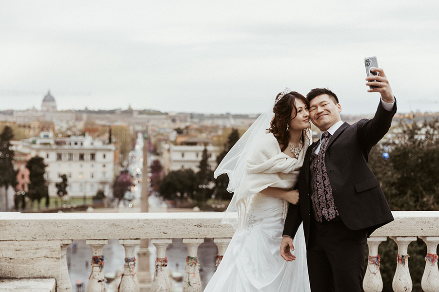 ヨーロッパ結婚式・挙式・ウェディング「イタリア・ローマウェデングフォト」フォト