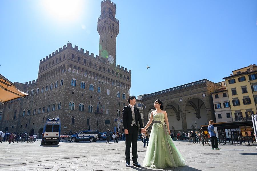 ヨーロッパ結婚式・挙式・ウェディング「イタリア・フィレンツェウェデングフォト」フォト