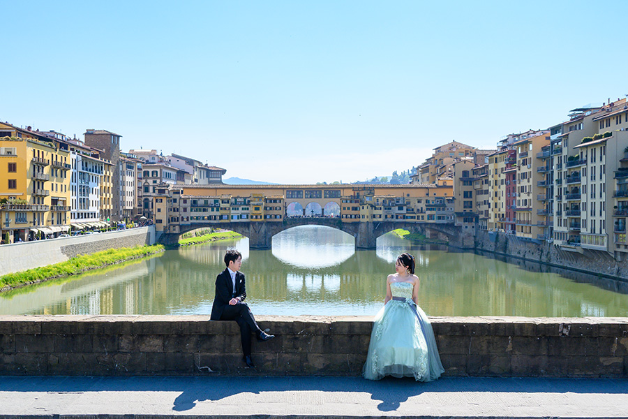 ヨーロッパ結婚式・挙式・ウェディング「イタリア・フィレンツェウェデングフォト」フォト