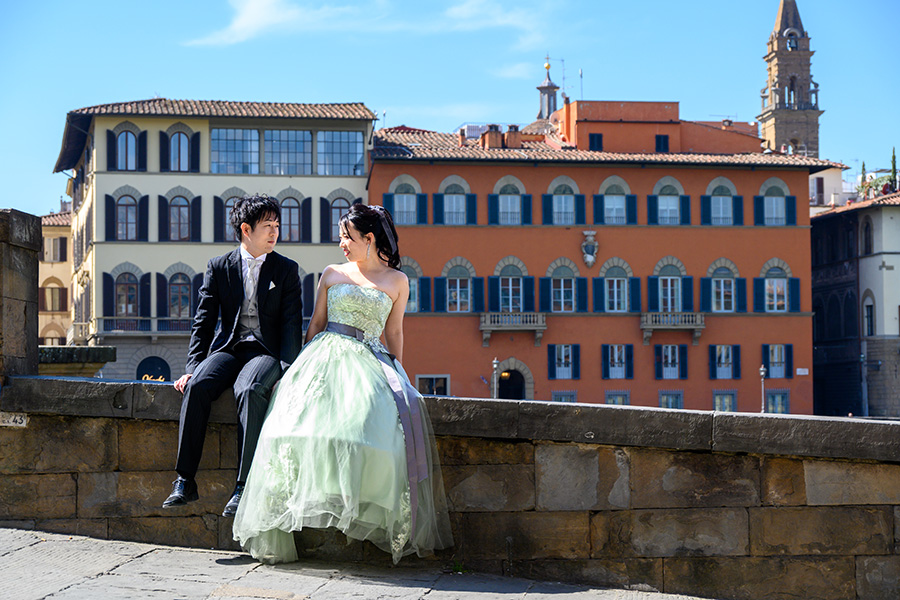ヨーロッパ結婚式・挙式・ウェディング「イタリア・フィレンツェウェデングフォト」フォト