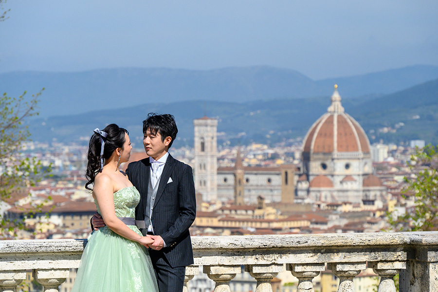ヨーロッパ結婚式・挙式・ウェディング「イタリア・フィレンツェウェデングフォト」フォト