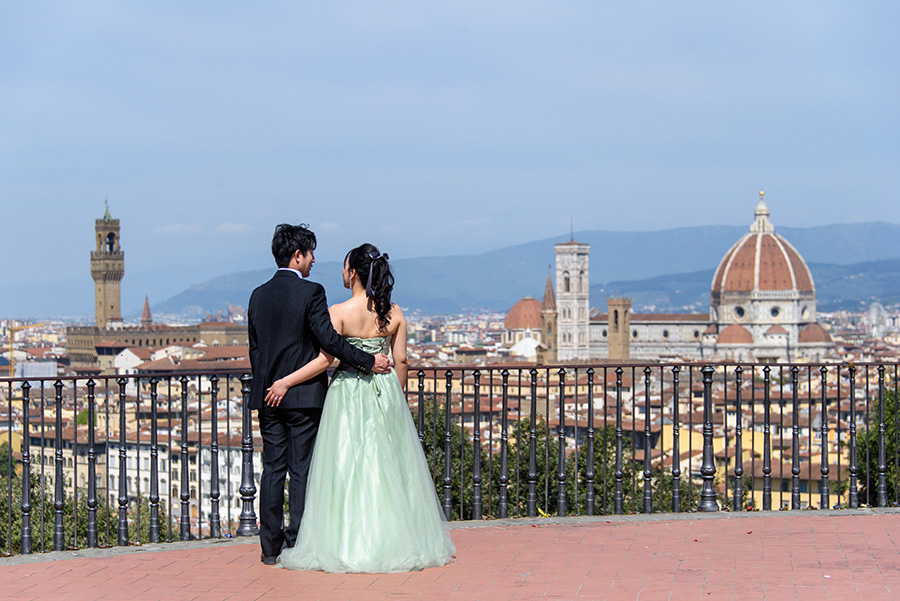ヨーロッパ結婚式・挙式・ウェディング「イタリア・フィレンツェウェデングフォト」フォト