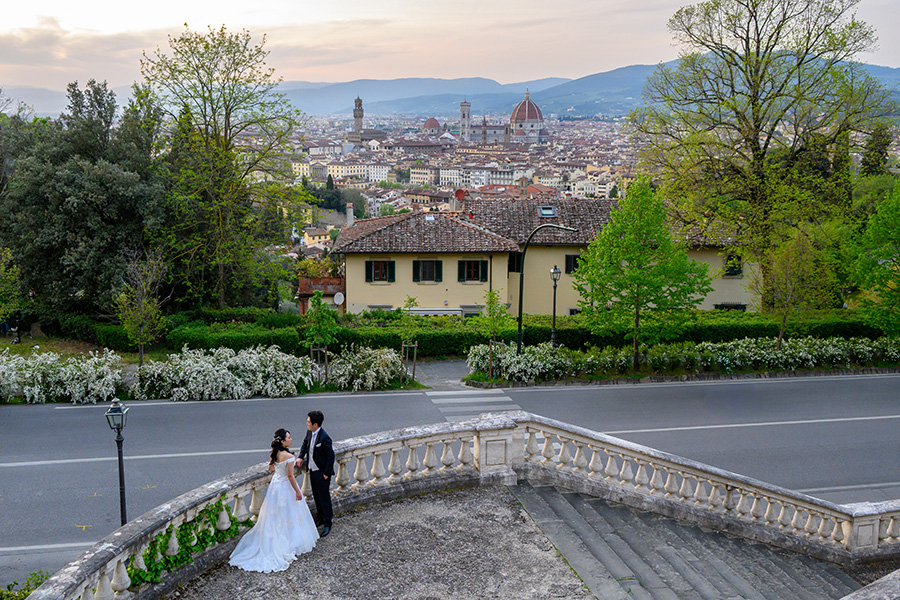 ヨーロッパ結婚式・挙式・ウェディング「イタリア・フィレンツェウェデングフォト」フォト