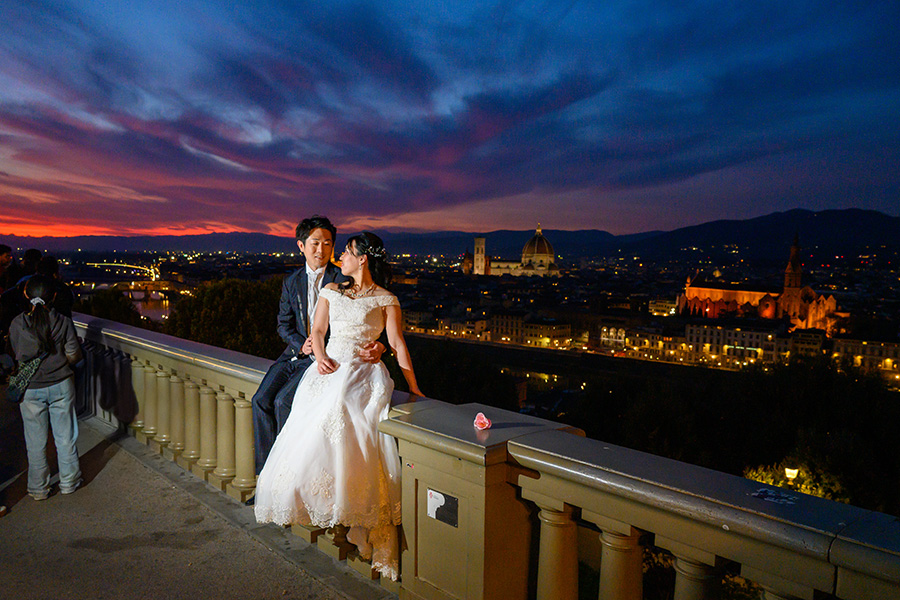 ヨーロッパ結婚式・挙式・ウェディング「イタリア・フィレンツェウェデングフォト」フォト