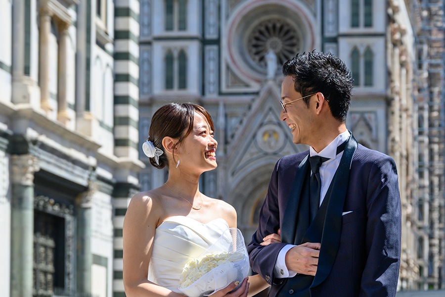 ヨーロッパ結婚式・挙式・ウェディング「イタリア・フィレンツェウェデングフォト」フォト