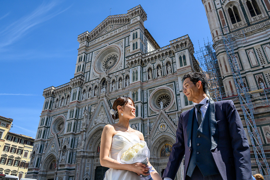 ヨーロッパ結婚式・挙式・ウェディング「イタリア・フィレンツェウェデングフォト」フォト