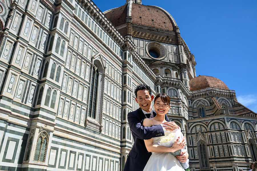 ヨーロッパ結婚式・挙式・ウェディング「イタリア・フィレンツェウェデングフォト」フォト