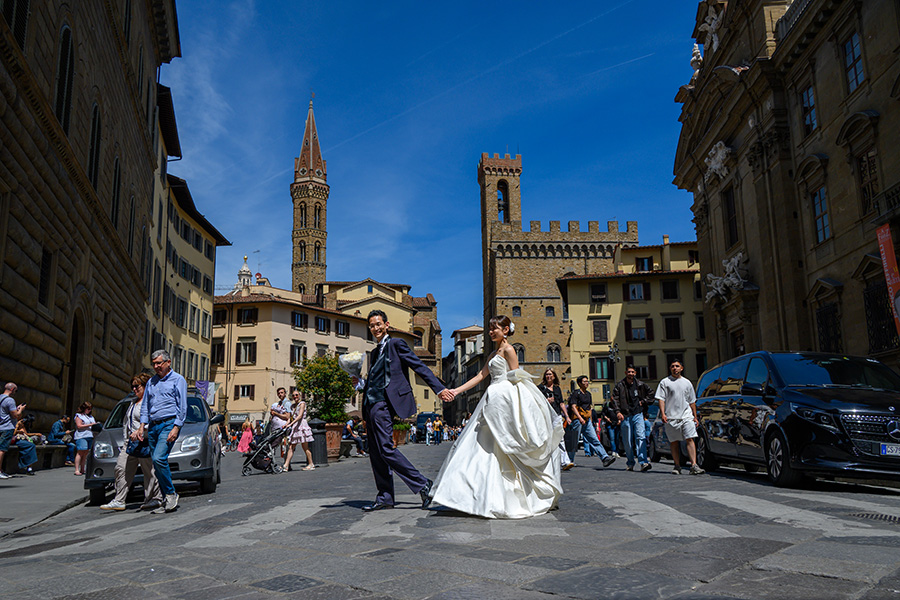 ヨーロッパ結婚式・挙式・ウェディング「イタリア・フィレンツェウェデングフォト」フォト