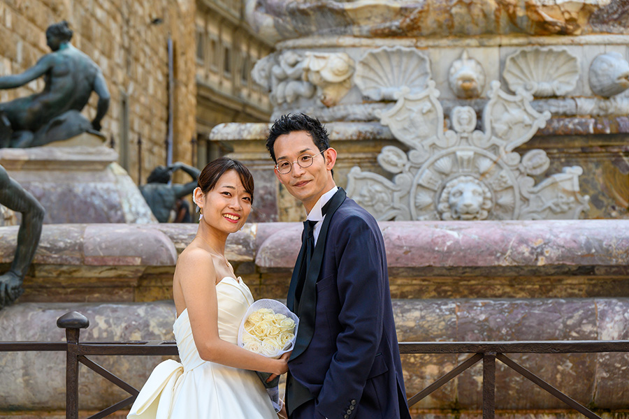 ヨーロッパ結婚式・挙式・ウェディング「イタリア・フィレンツェウェデングフォト」フォト
