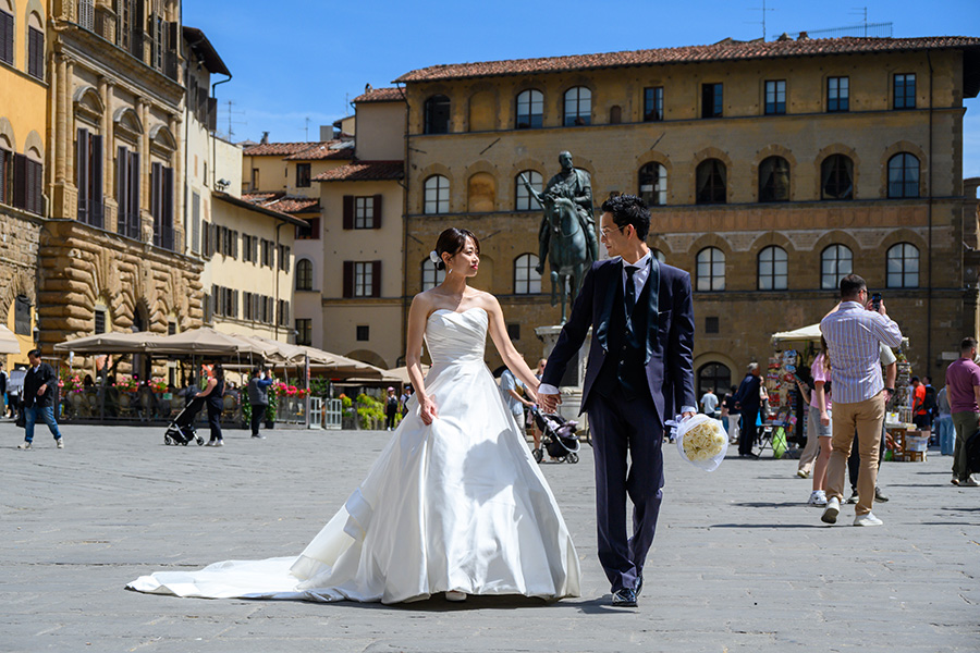 ヨーロッパ結婚式・挙式・ウェディング「イタリア・フィレンツェウェデングフォト」フォト
