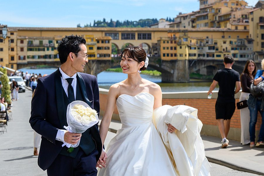 ヨーロッパ結婚式・挙式・ウェディング「イタリア・フィレンツェウェデングフォト」フォト