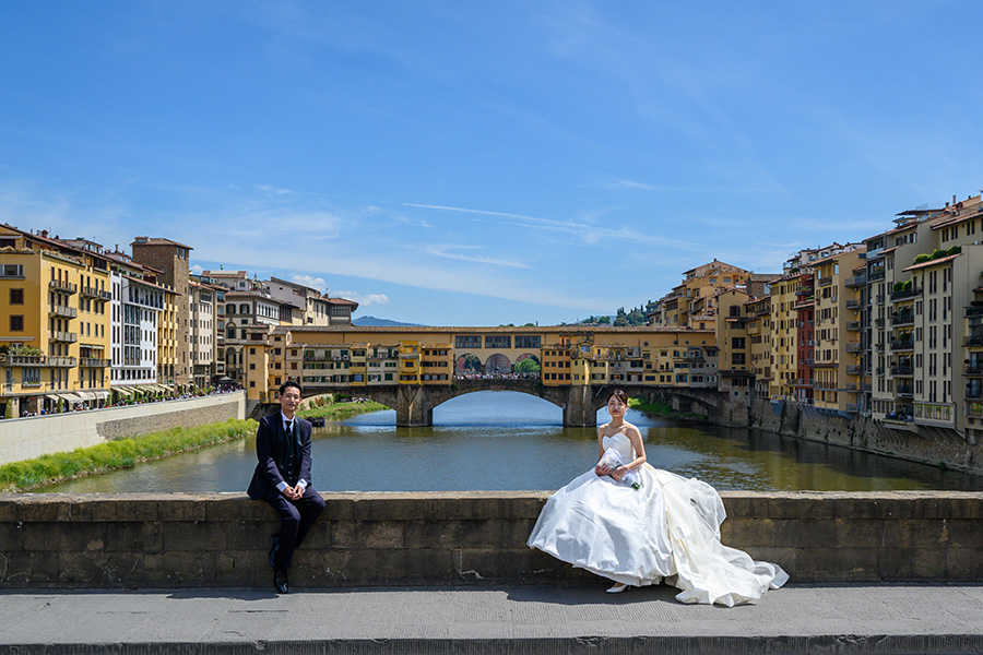 ヨーロッパ結婚式・挙式・ウェディング「イタリア・フィレンツェウェデングフォト」フォト