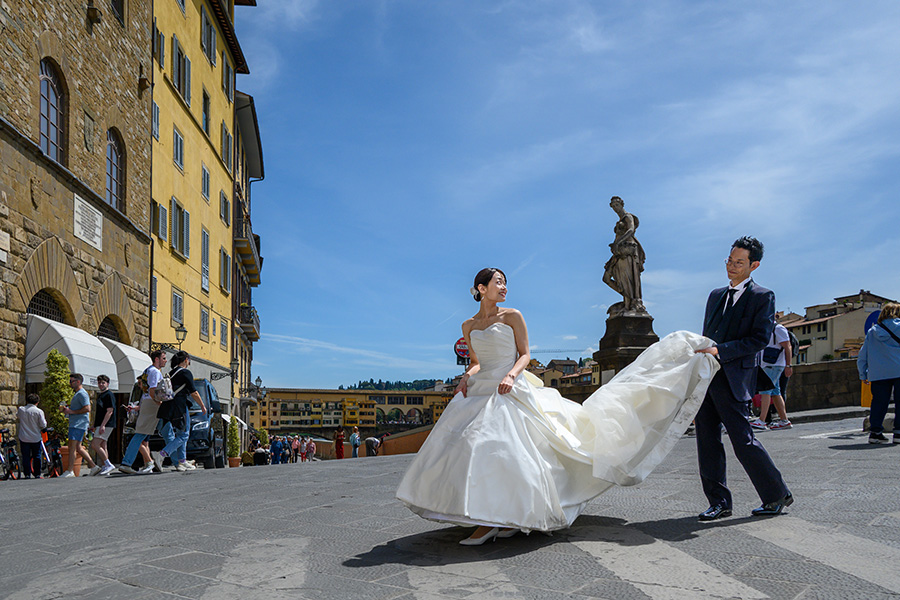 ヨーロッパ結婚式・挙式・ウェディング「イタリア・フィレンツェウェデングフォト」フォト
