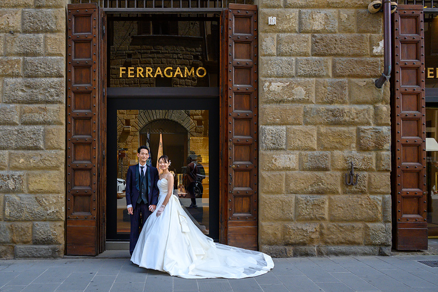 ヨーロッパ結婚式・挙式・ウェディング「イタリア・フィレンツェウェデングフォト」フォト