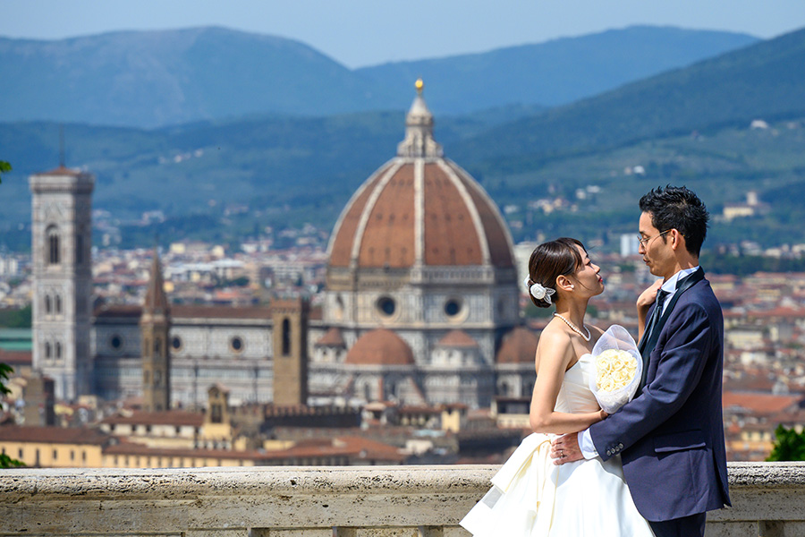 ヨーロッパ結婚式・挙式・ウェディング「イタリア・フィレンツェウェデングフォト」フォト