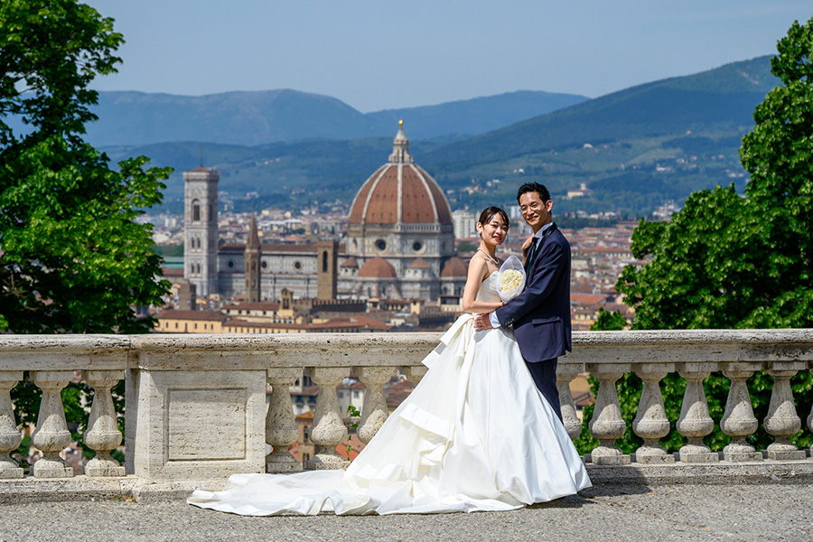 ヨーロッパ結婚式・挙式・ウェディング「イタリア・フィレンツェウェデングフォト」フォト