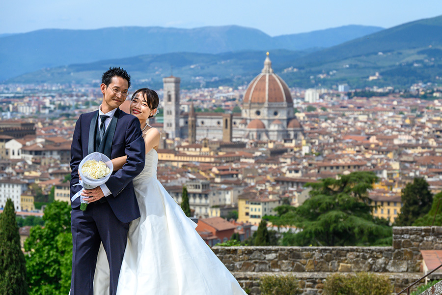 ヨーロッパ結婚式・挙式・ウェディング「イタリア・フィレンツェウェデングフォト」フォト