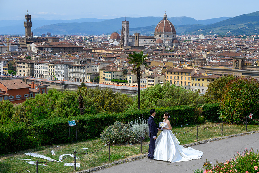 ヨーロッパ結婚式・挙式・ウェディング「イタリア・フィレンツェウェデングフォト」フォト