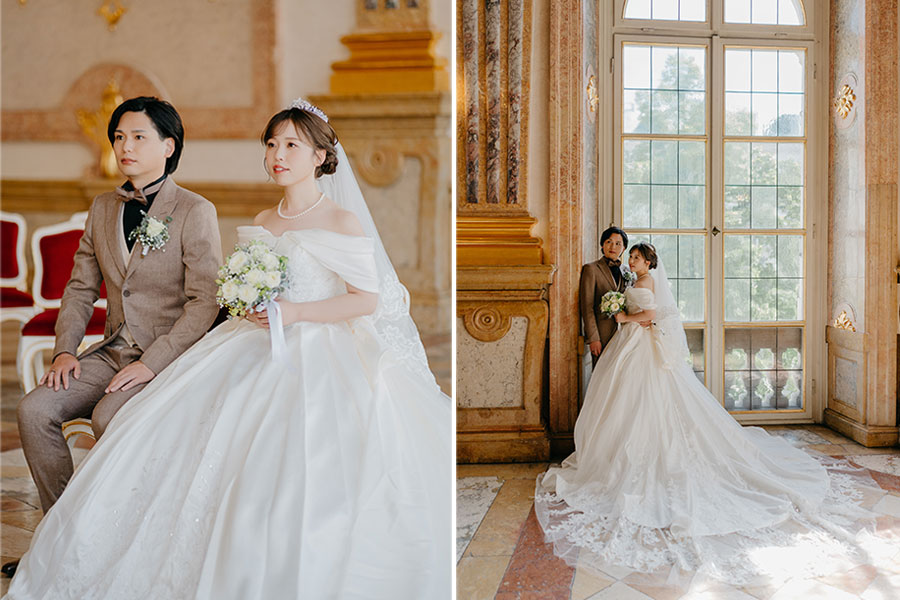 ヨーロッパ結婚式・挙式・ウェディング「オーストリア・ウィーンフォトウェディング」フォト