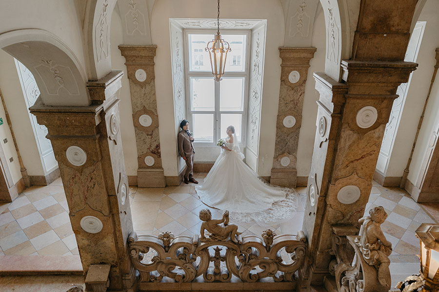 ヨーロッパ結婚式・挙式・ウェディング「オーストリア・ウィーンフォトウェディング」フォト