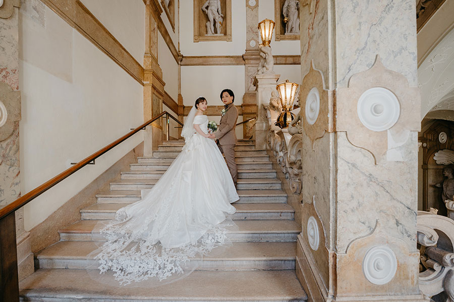 ヨーロッパ結婚式・挙式・ウェディング「オーストリア・ウィーンフォトウェディング」フォト