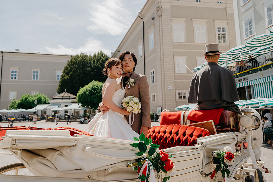 ヨーロッパ結婚式・挙式・ウェディング「オーストリア・ウィーンフォトウェディング」フォト