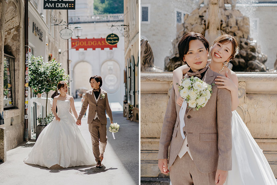 ヨーロッパ結婚式・挙式・ウェディング「オーストリア・ウィーンフォトウェディング」フォト