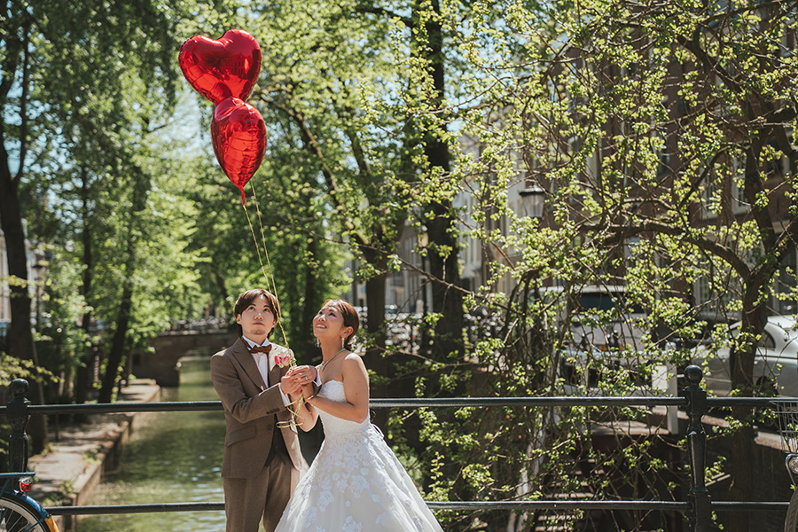 ヨーロッパ結婚式・挙式・ウェディング「オランダフォトウェディング」フォト