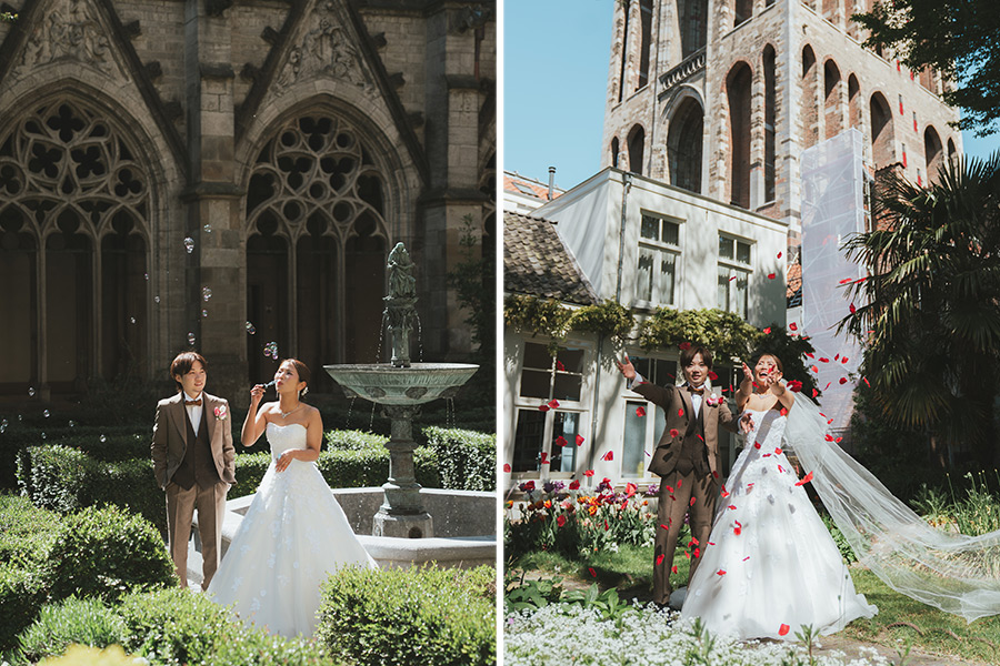 ヨーロッパ結婚式・挙式・ウェディング「オランダフォトウェディング」フォト