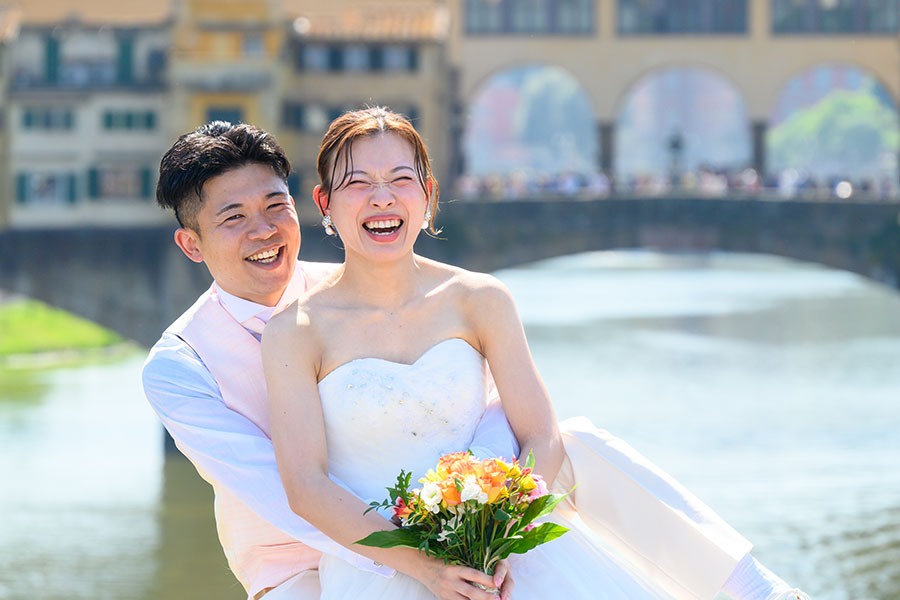 ヨーロッパ結婚式・挙式・ウェディング「イタリア・フィレンツェウェデングフォト」フォト