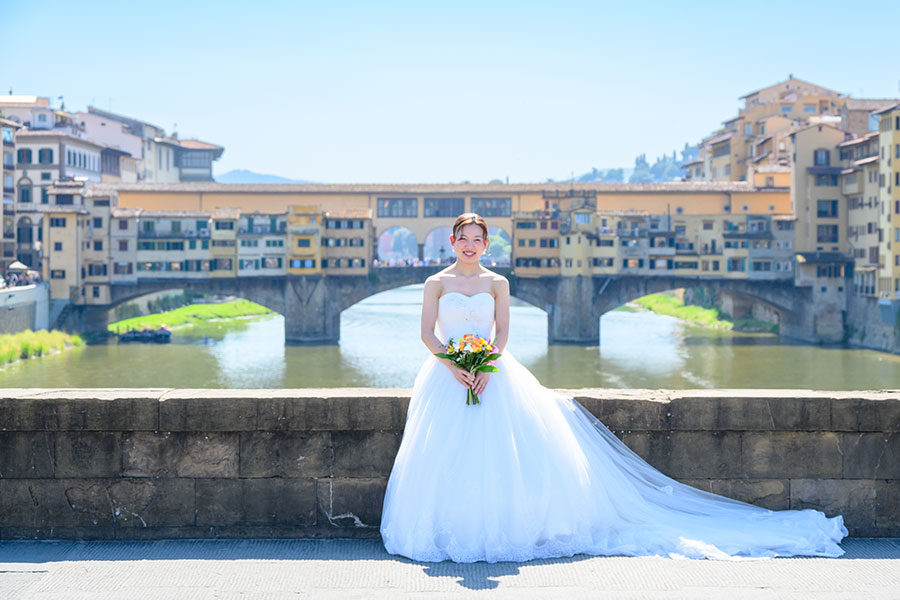 ヨーロッパ結婚式・挙式・ウェディング「イタリア・フィレンツェウェデングフォト」フォト