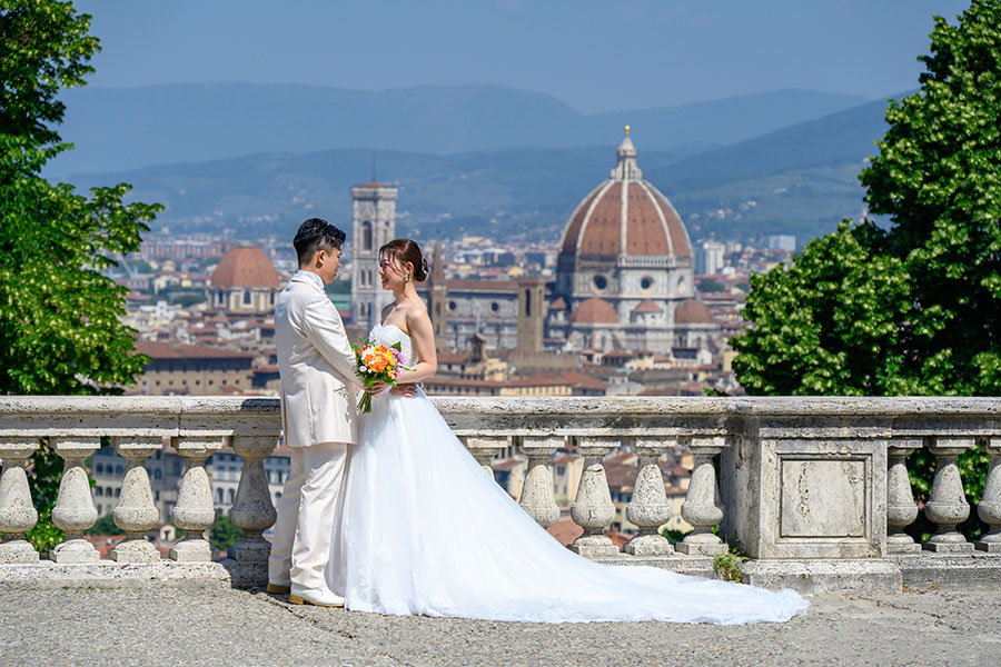 ヨーロッパ結婚式・挙式・ウェディング「イタリア・フィレンツェウェデングフォト」フォト