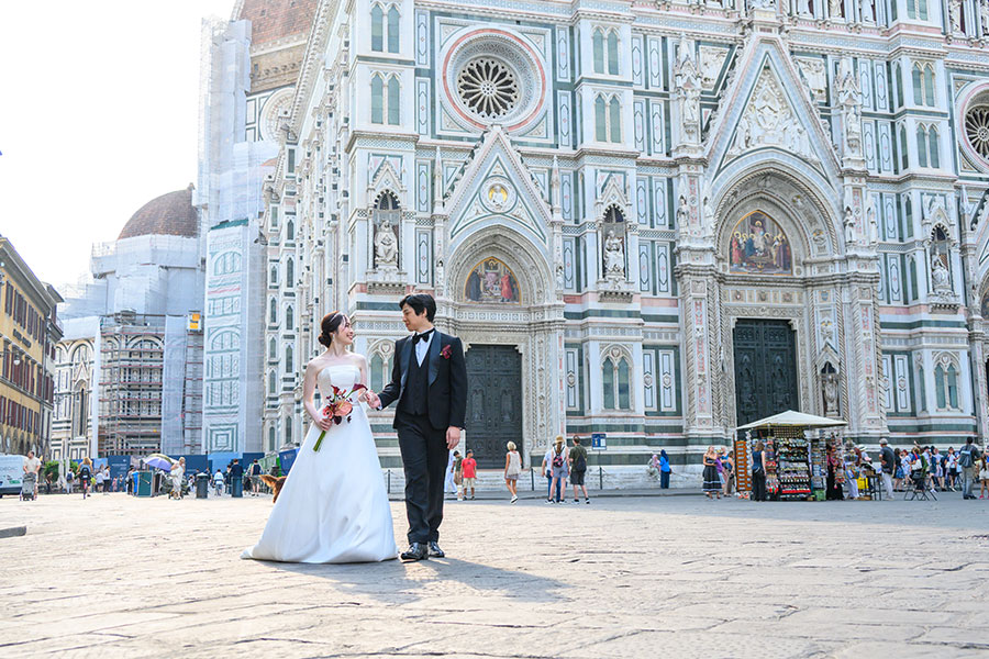 ヨーロッパ結婚式・挙式・ウェディング「イタリア・フィレンツェウェデングフォト」フォト