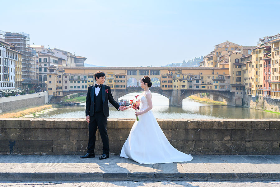ヨーロッパ結婚式・挙式・ウェディング「イタリア・フィレンツェウェデングフォト」フォト