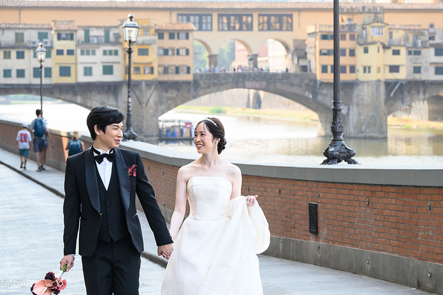 ヨーロッパ結婚式・挙式・ウェディング「イタリア・フィレンツェウェデングフォト」フォト