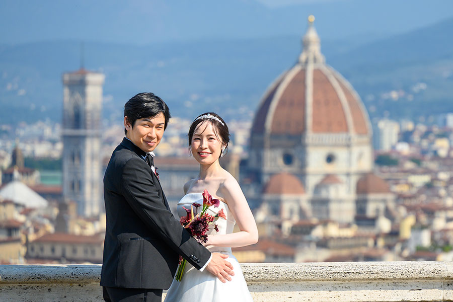 ヨーロッパ結婚式・挙式・ウェディング「イタリア・フィレンツェウェデングフォト」フォト
